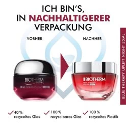 Blue Therapy Red Algae Uplift Night De Biotherm -Soins Et Beauté Biotherm Blue Therapy Red Algae Uplift Night 94832x2 7