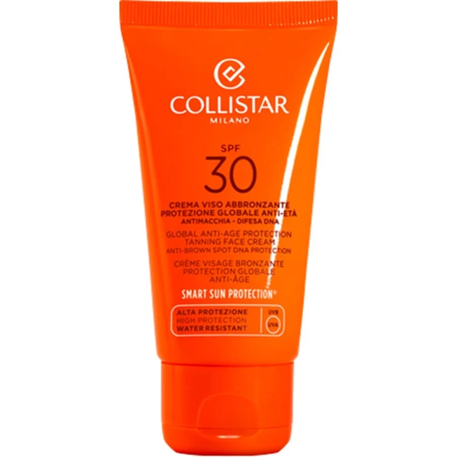 Sun Protection Tan Global Anti-Age Protection Tanning Face Cream SPF 30 De Collistar 3 Sun Protection Tan Global Anti-Age Protection Tanning Face Cream SPF 30 De Collistar