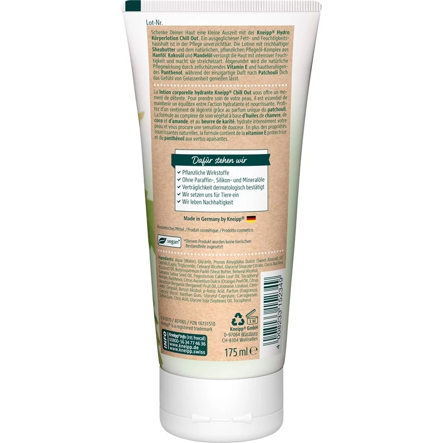 Soin Du Corps Lotion Corporelle Hydratante Chill Out Chill Out De Kneipp 4 Soin Du Corps Lotion Corporelle Hydratante Chill Out Chill Out De Kneipp – Image 2