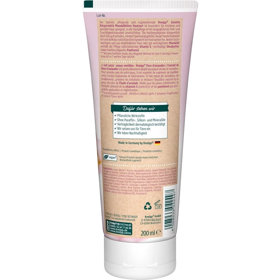 Soin Du Corps Lait Pour Le Corps Fleurs D'amandier De Kneipp 4 Soin Du Corps Lait Pour Le Corps Fleurs D'amandier De Kneipp – Image 2