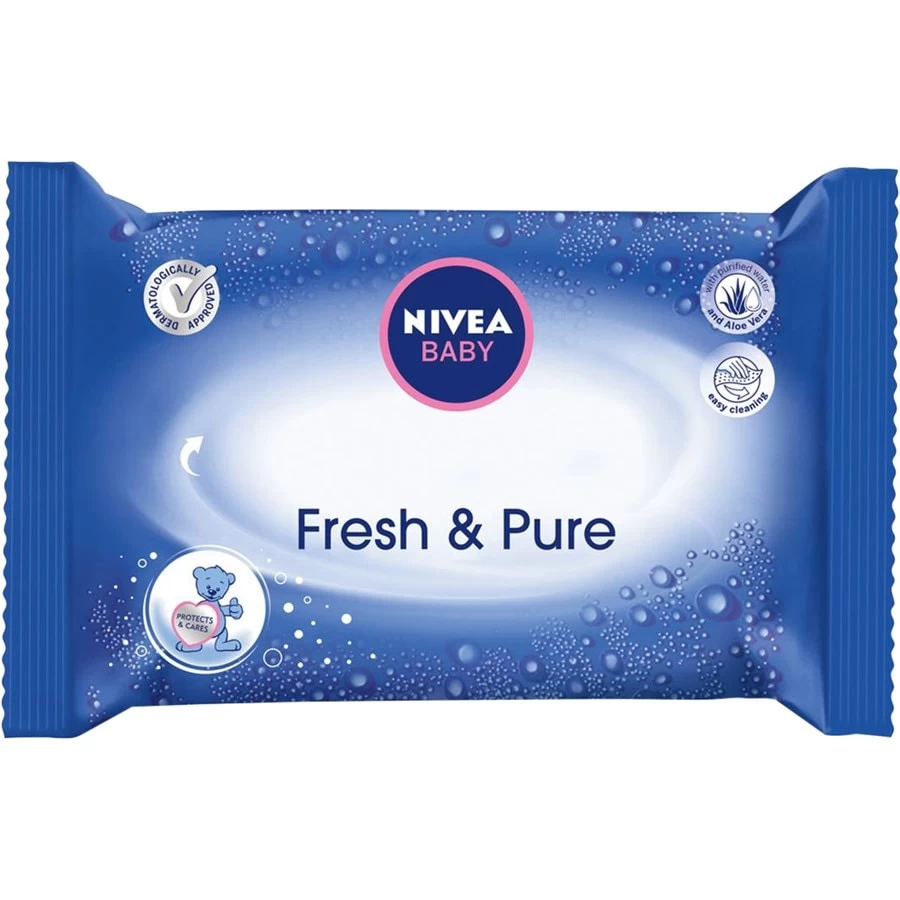 Baby Care Fresh & Pure – Lingettes Humides De Nivea