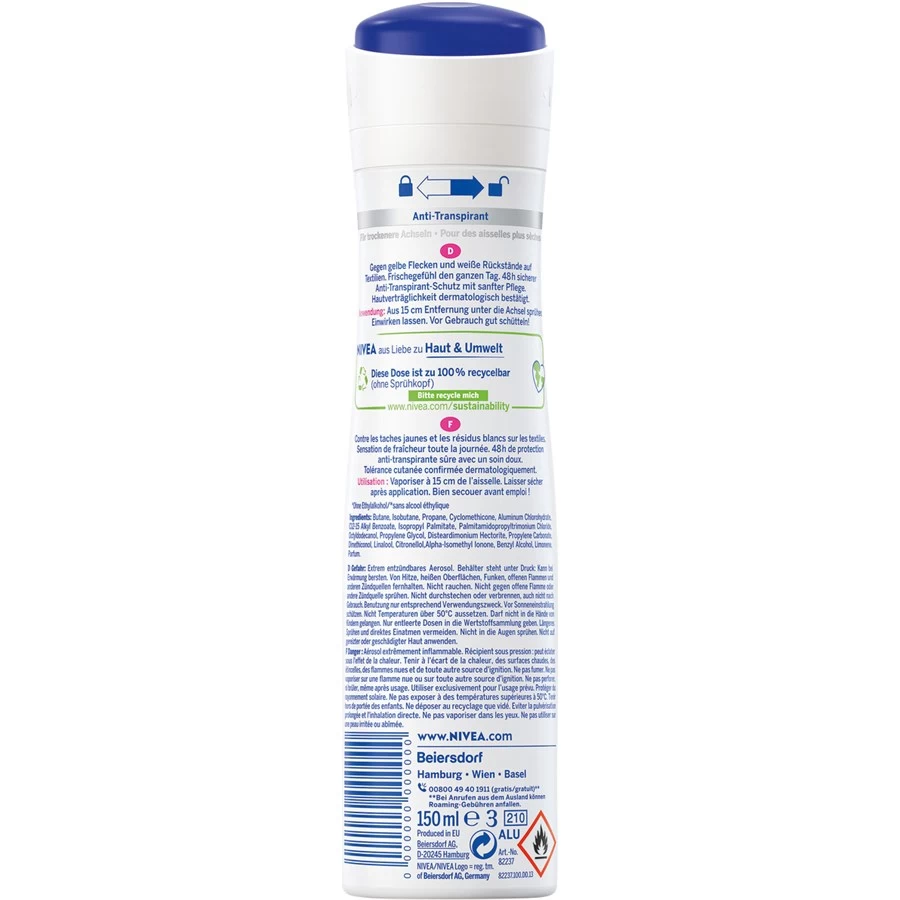 Déodorant Black & White Deodorant Spray De Nivea 4 Déodorant Black & White Deodorant Spray De Nivea – Image 2