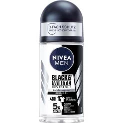 Déodorant Black & White Deodorant Roll-On Nivea Men De Nivea