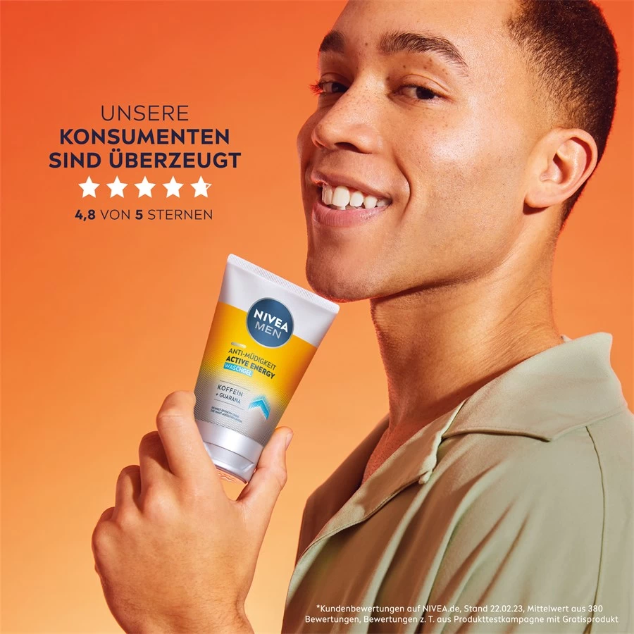 Soin Du Visage Gel Nettoyant Active Energy Nivea Men De Nivea 5 Soin Du Visage Gel Nettoyant Active Energy Nivea Men De Nivea – Image 3