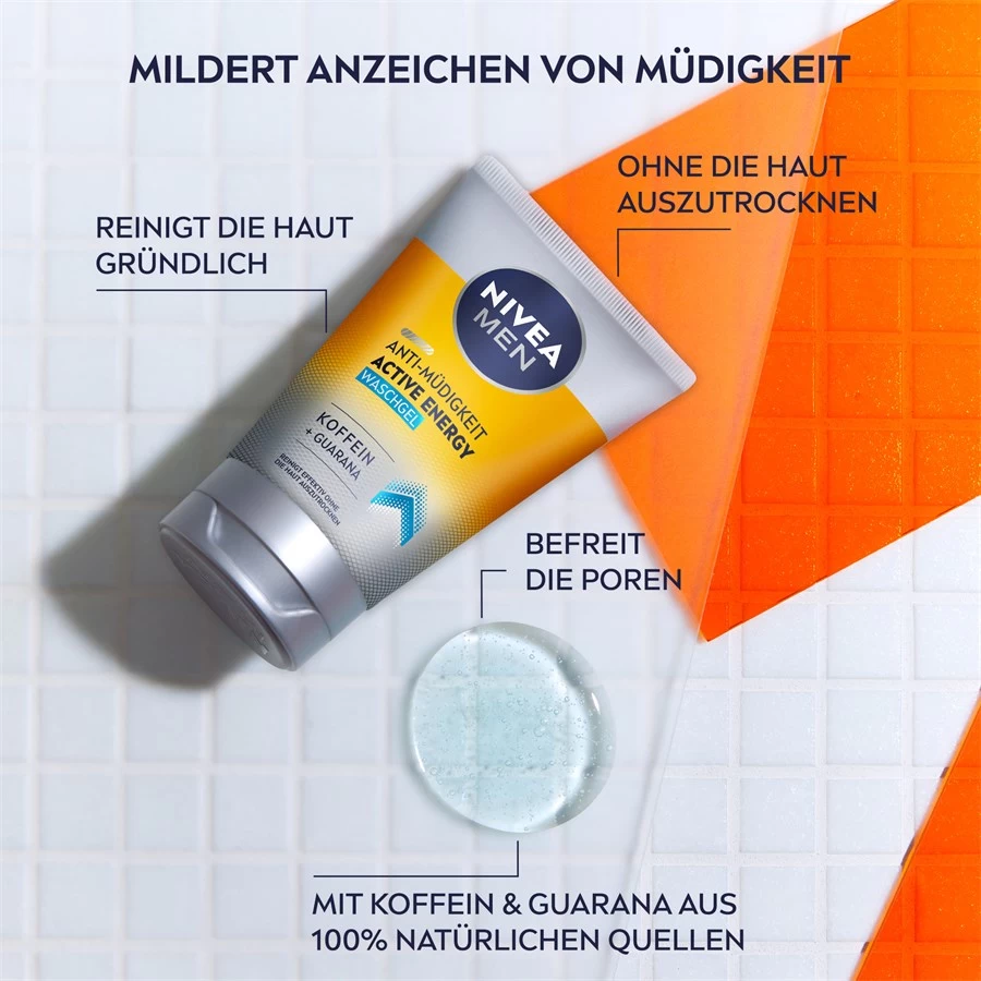 Soin Du Visage Gel Nettoyant Active Energy Nivea Men De Nivea 6 Soin Du Visage Gel Nettoyant Active Energy Nivea Men De Nivea – Image 4