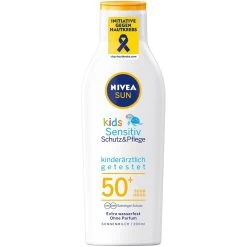 Protection Solaire Pour Enfants Lait Solaire Protection & Soin SPF 50+ Kids Sensitive De Nivea