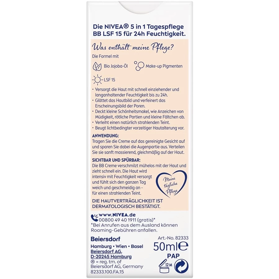 Day Care BB Cream 5 In 1 Blemish Balm FPS 10 De Nivea 4 Day Care BB Cream 5 In 1 Blemish Balm FPS 10 De Nivea – Image 2