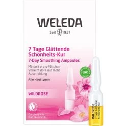 Intensive Care Cure Beauté Lissante De 7 Jours à La Rose Sauvage De Weleda -Soins Et Beauté Weleda Intensivpflege Wildrose 7 Tage Glaettende Schoenheits Kur 83909x1 4